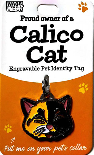 Picture of CALICO CAT ID TAG